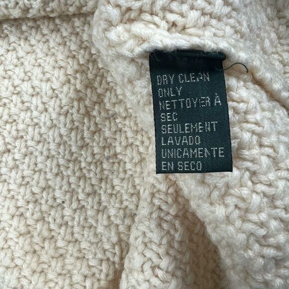 Vintage Lauren Ralph Lauren 100% Wool 1/4 Zip Pullover Sweater - Picture 6 of 10